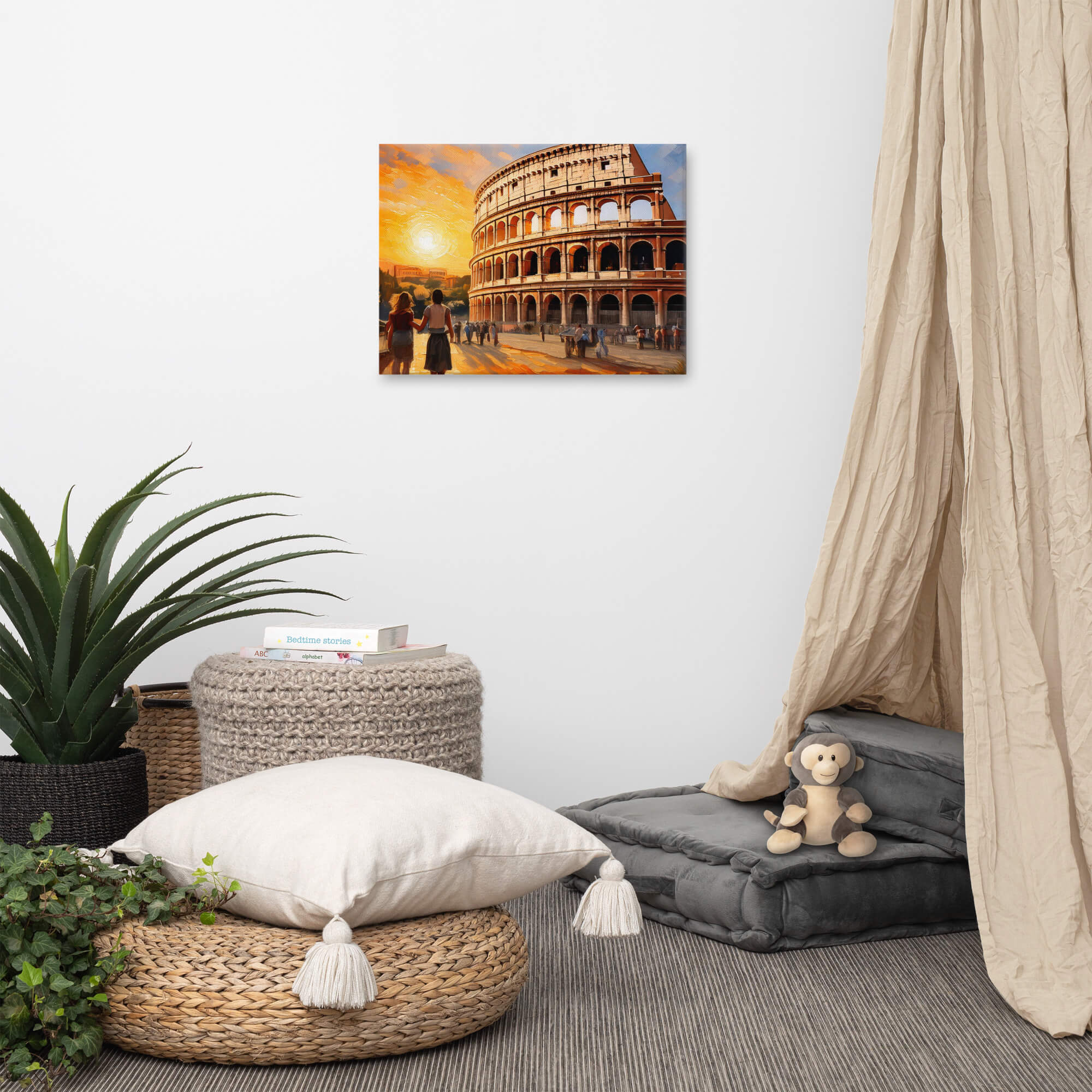 Impasto painting of the Colosseum in Rome - Image 2