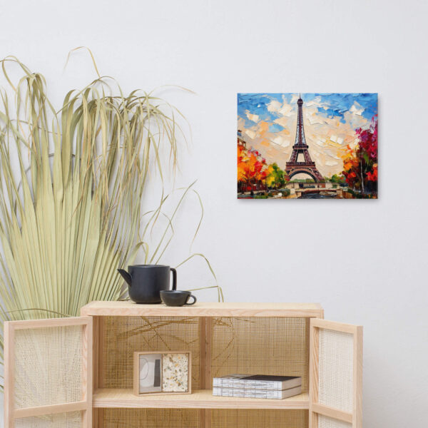 Impasto painting of Paris