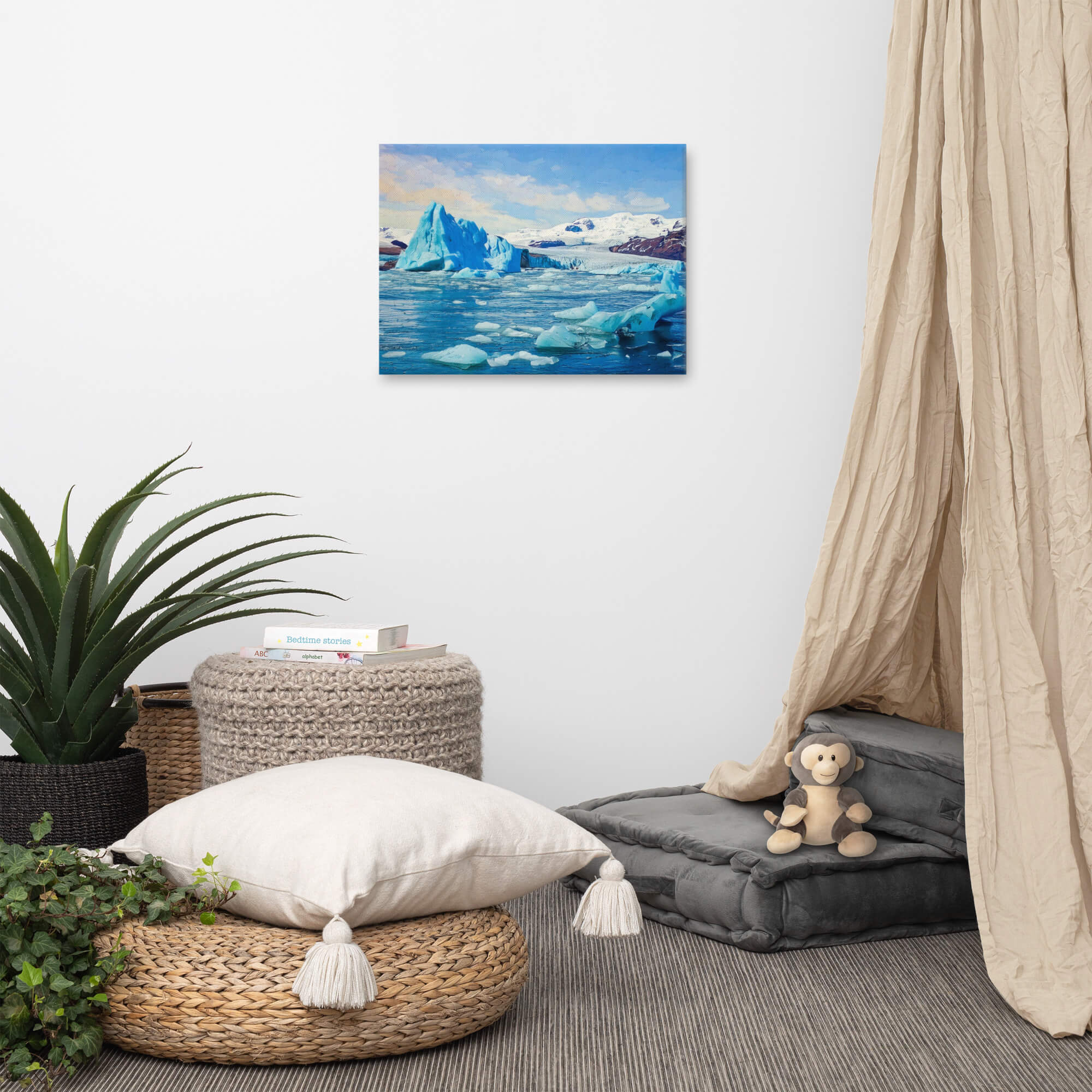 Impasto painting Iceland - Image 3