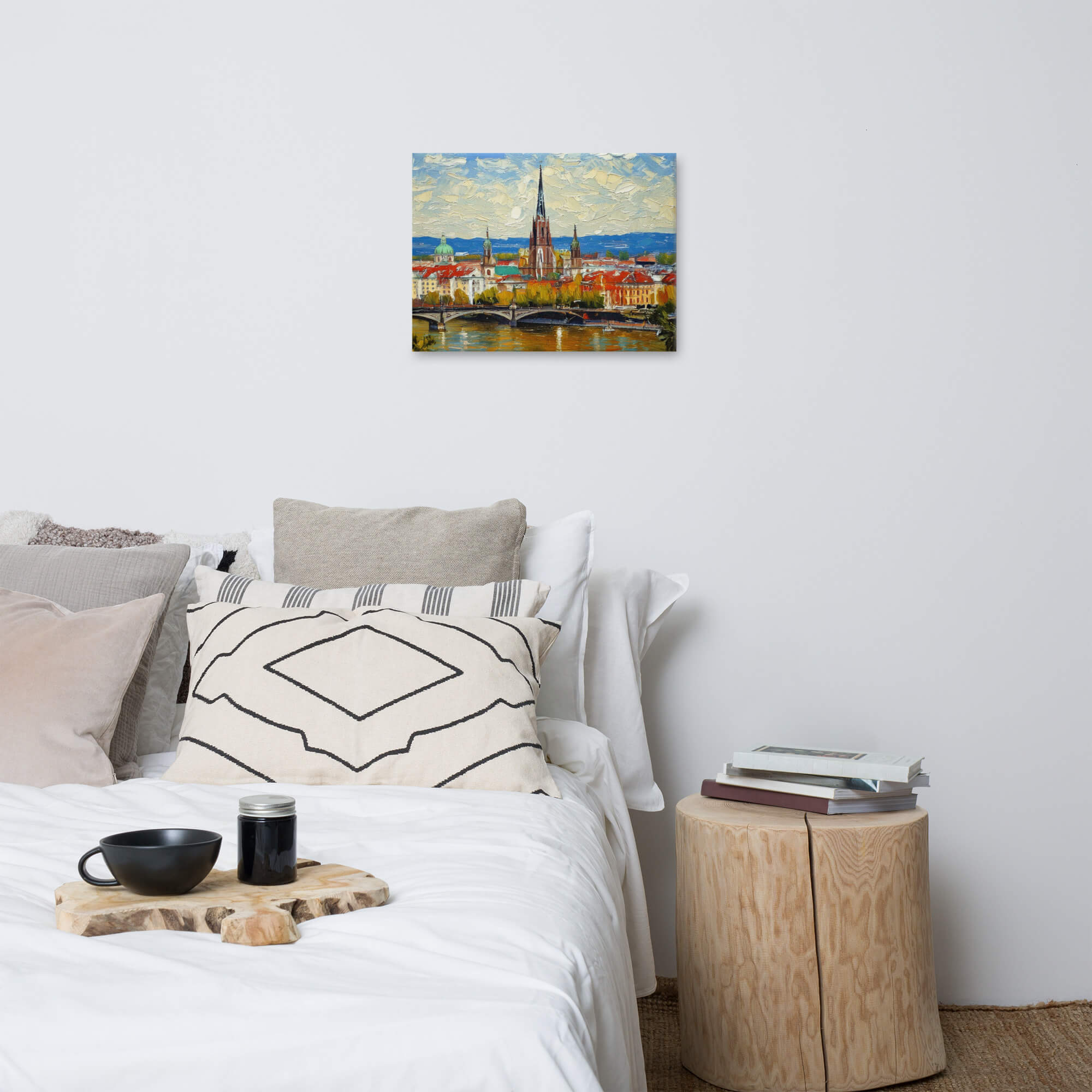 Impasto painting of Vienna - Image 2