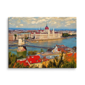 Impasto painting Budapest