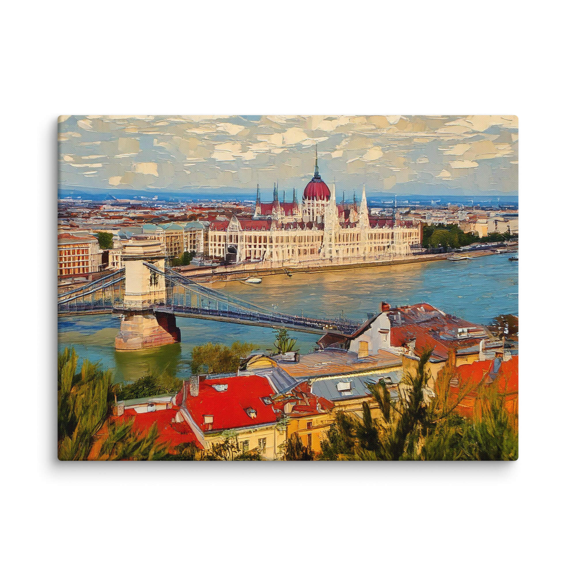 Impasto painting Budapest - Image 1
